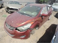 2013 Hyundai Elantra 5NPDH4AE9DH307610 Red