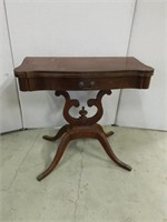 Antique Flip-top Game/Console Table