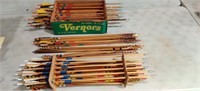 Vintage Wood Arrows.  Some look like never Used