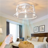 Recessed Remote Control Ceiling Fan With Light