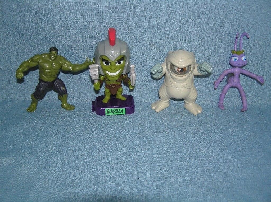 Group of collectible toys