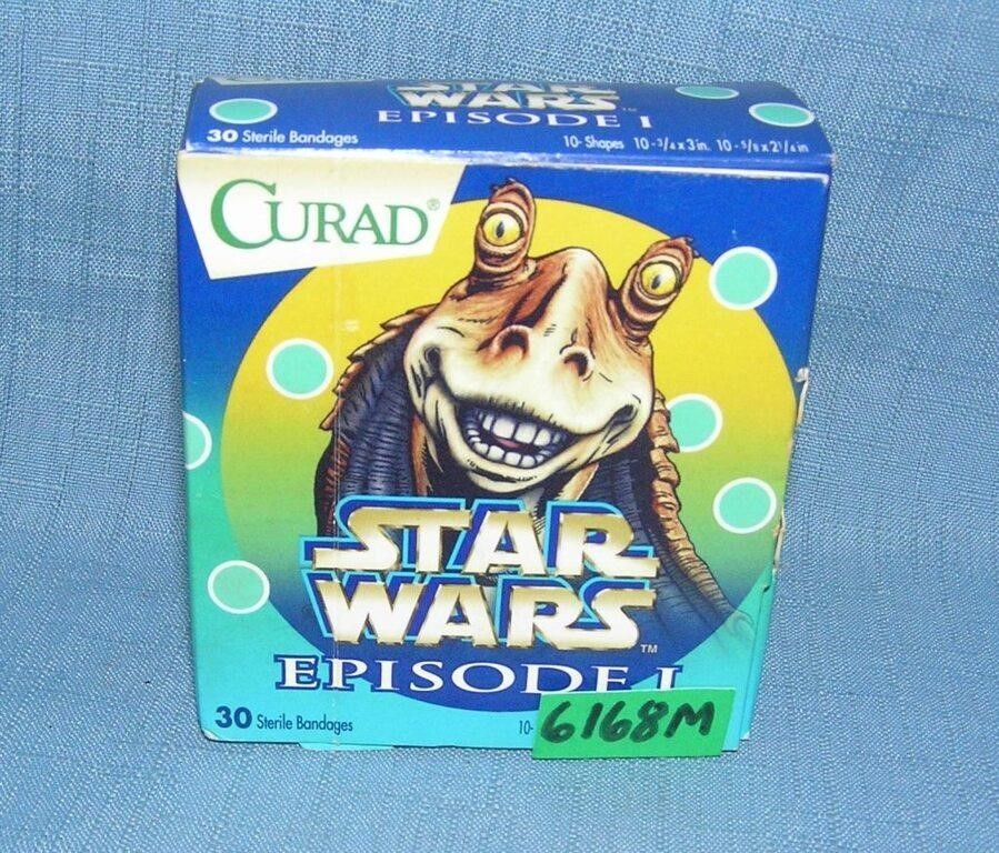 Scarce Star Wars Episode One Curad band aid box