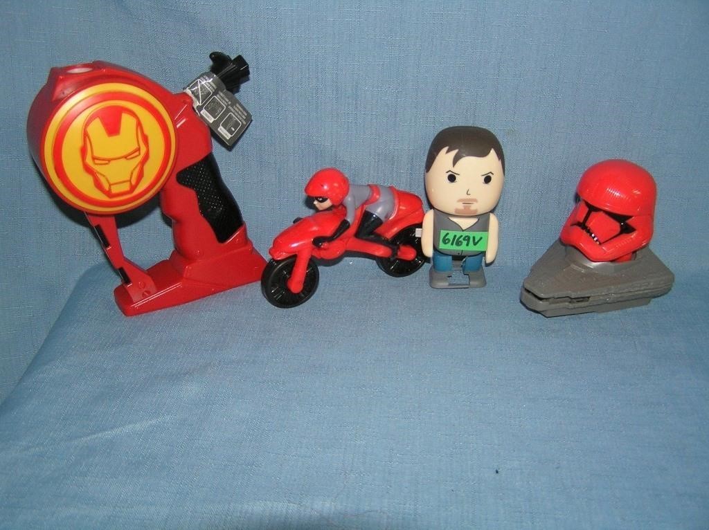 Group of collectible toys