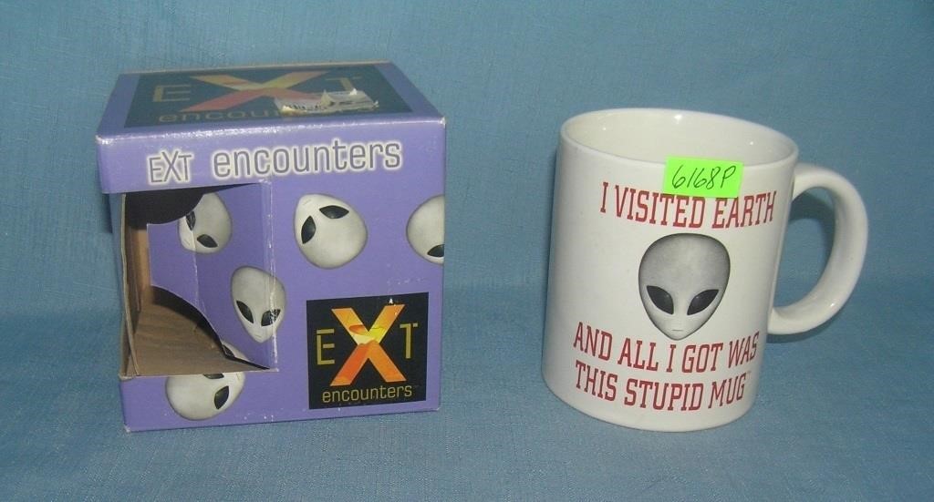 Alien encounter space mug from Area 51