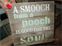 Smooch from a Pooch Sign
