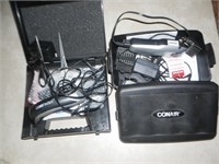 Hair Clippers in Cases - both power on