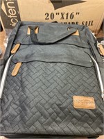 Diaper bag w/ expandable changing station