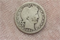 1901 Barber Quarter