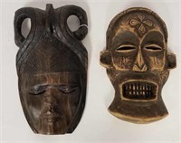 Two Wooden Masks