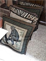 Wildlife Tapestry Pillows (4)