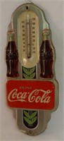 1941 DRINK COCA-COLA EMBOSSED TIN THERMOMETER