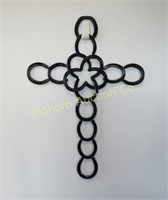 *Hand Crafted Large Horse Shoe Cross