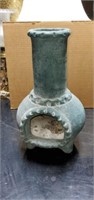 15 inch clay chimenea