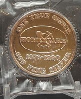 Homestake Gold Mine 1 Troy Oz. .999 Silver Round