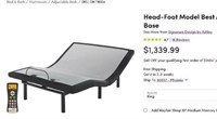 KING Head-Foot Model Best Adjustable Bed Base