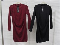 Black & Red Yelete Women's Dresses Sz. L