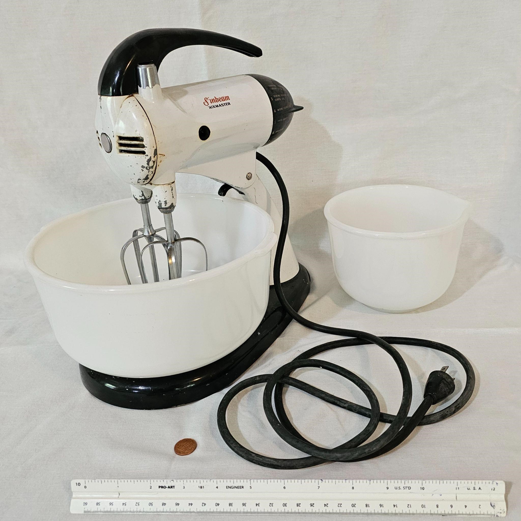 Vintage Sunbeam Mixmaster electric mixer