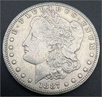 High Grade 1887-S Morgan Silver Dollar