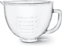 Glass Bowl Compatible With KITCHENAID 4.5/5