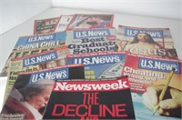 lot of 8 Magazines Newsweek and US News
