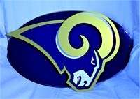 NFL Rams 18" Layered Plastic Sign