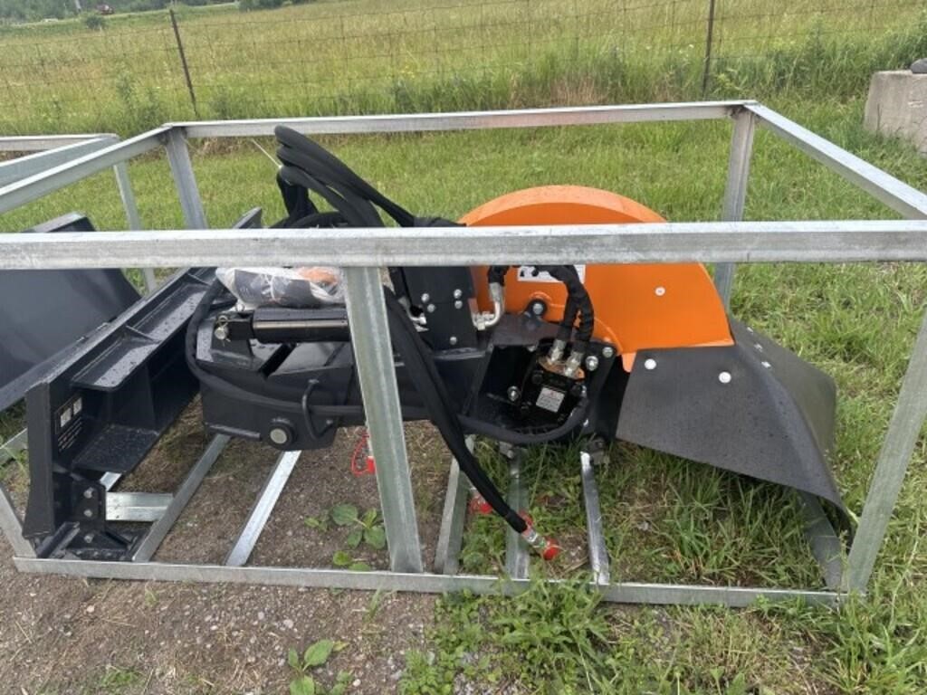 Unused 2024 Skid Steer Stump Grinder