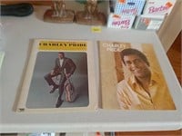 Pair of vintage Charlie pride books