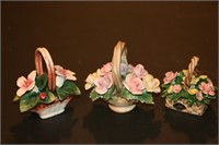 Capodimonte Flower Baskets