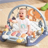 HDJ Baby Gym Mat with Toys  Side Rails  Shower Gif
