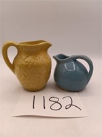 Small Stoneware-Yellow #184, Blue-no marking