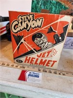 Vintage Steve Canyon Jet Helmet by Ideal BOX ONLY