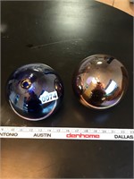 Large blown glass balls