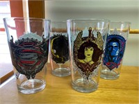 4 Super heroes glasses