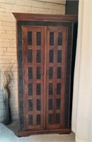 Medieval Style Carved Front Wardrobe