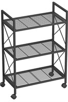 ($54) SONGMICS 3-Tier Metal Storage Rack.