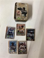 5 DALE EARNHARDT SR METAL CARDS WITH TIN