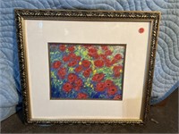 SIGNED POPPY PAINTING
