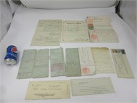 Papiers légaux 2 avec timbres fiscaux