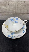 Royal Albert Butterfly & Bluebell Bone China Cup &