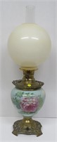 27" Gone With The Wind Style Oil Lamp