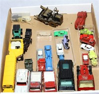 Lot of Vintage Toy cars and Trucks