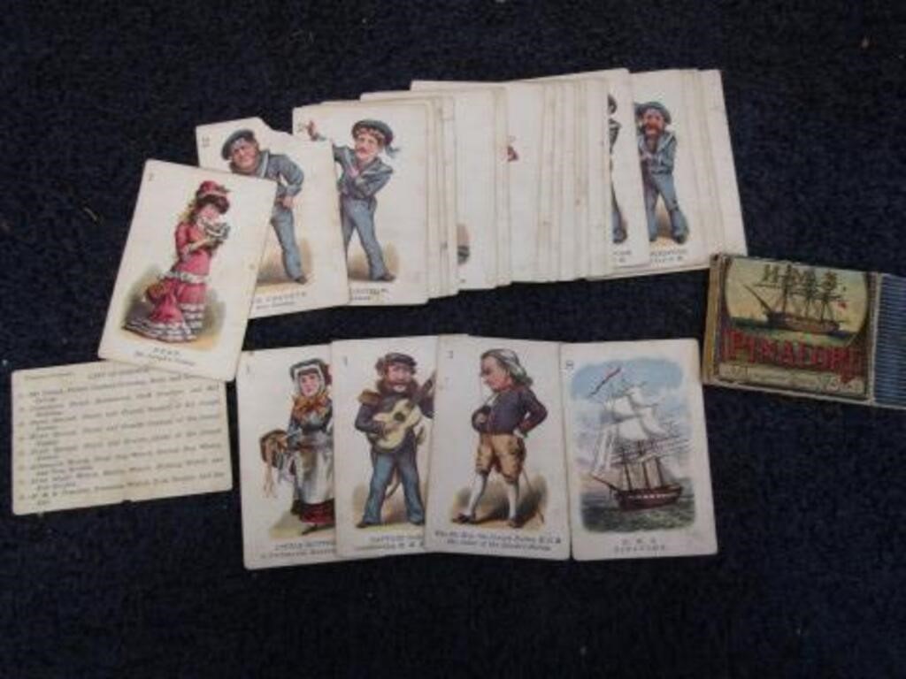 VINTAGE PLAYING CARDS & OLD BOX PART