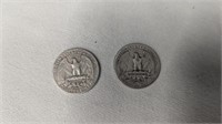 Silver 1941 & 1942 Quarters