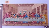 Last Supper paint-by-number painting on canvas,