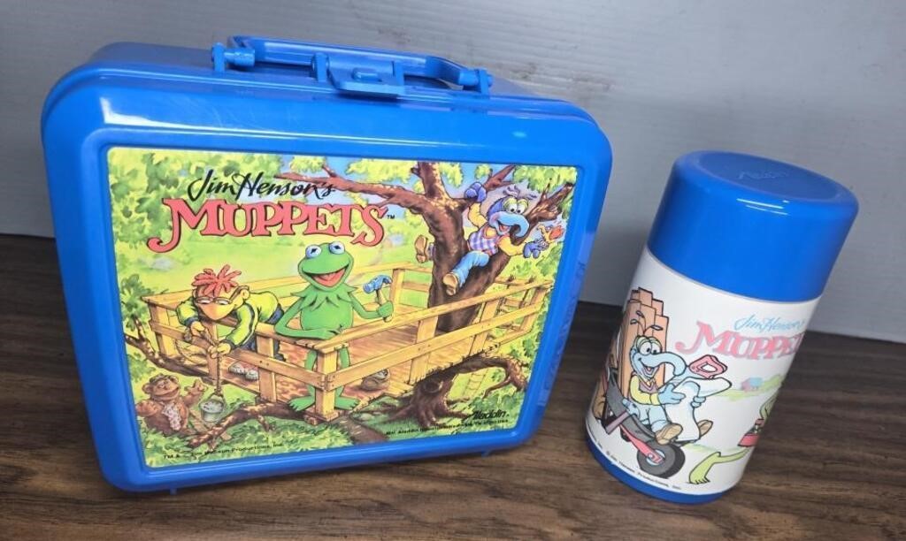 PLASTIC MUPPETS LUNCH BOX BY JIM HENSON