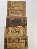 Confederate Currency Tribute Lot