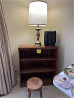 Book shelf - stool-lamp-heater