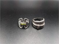 Womens Stainless Steel Ring Lot