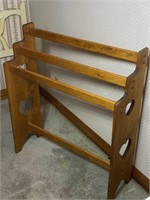 Wood Quilt Rack