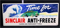 Metal retro Sinclair Anti-Freeze sign